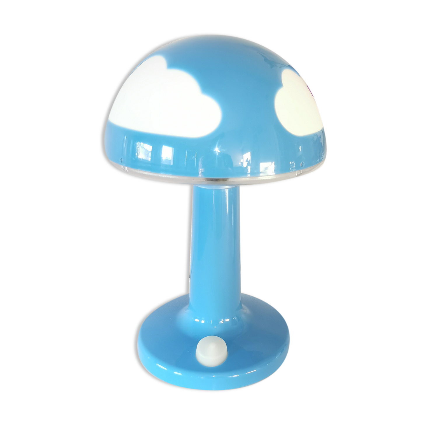 Mushroom lamp, blue cloud Skojig, design Henrik Preutz for Ikea, 1990