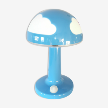 Mushroom lamp, blue cloud Skojig, design Henrik Preutz for Ikea, 1990