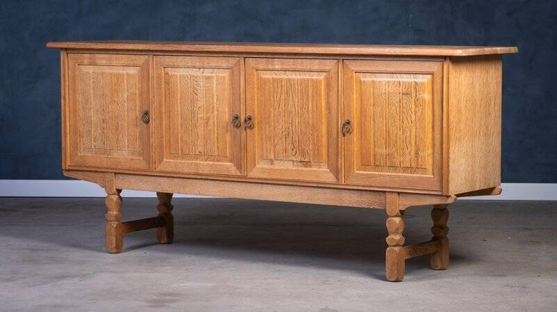 Low Oak Enfilade attributed to Henning Kjærnulf, 1960s