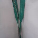 Pair of decorative color mint oar