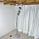 Arc floor lamp with wooden base and 5 lights Agemob MCM style