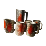 Set pitcher and mugs