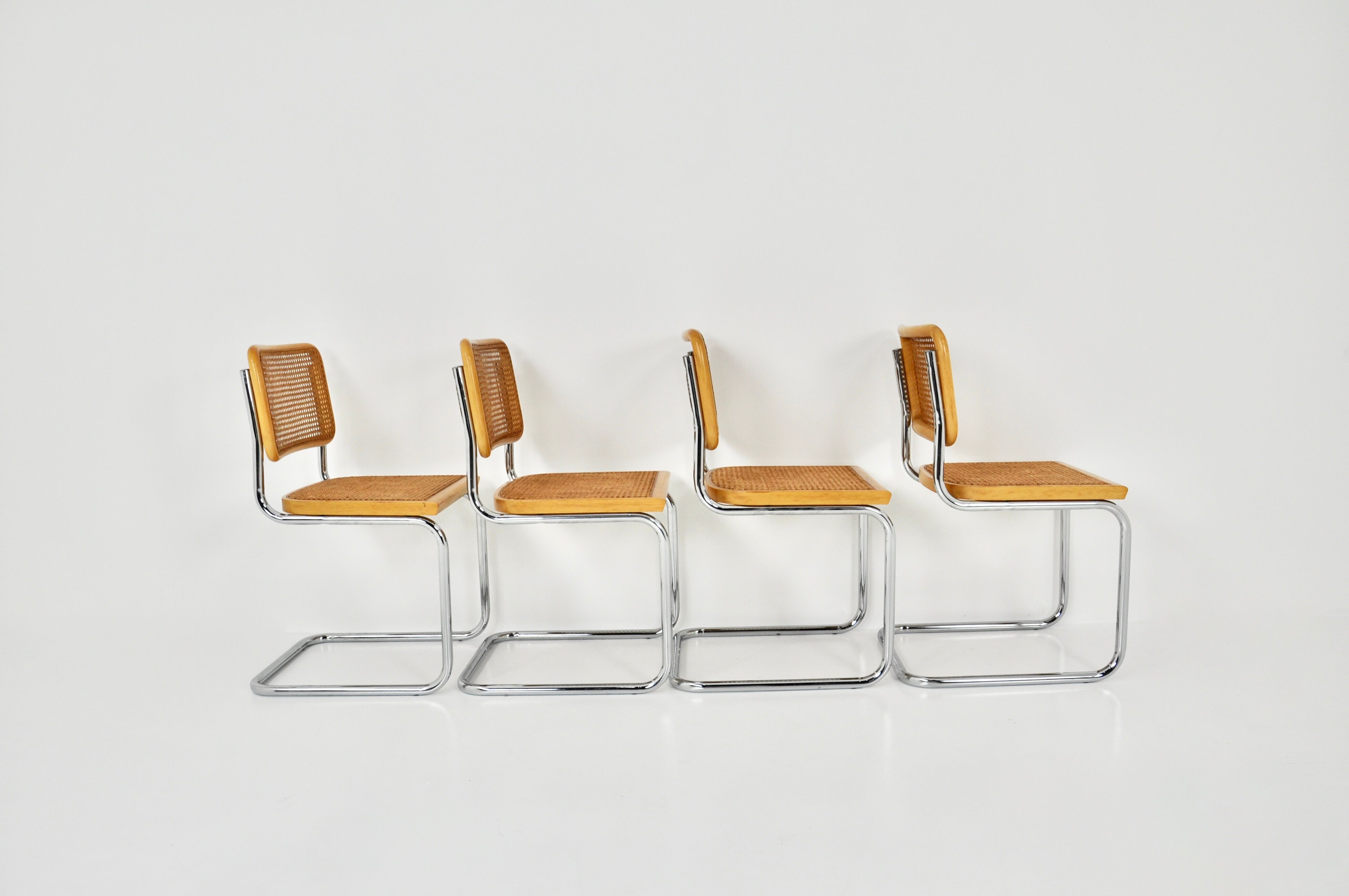 Dining chairs B32 by Marcel Breuer set of 4