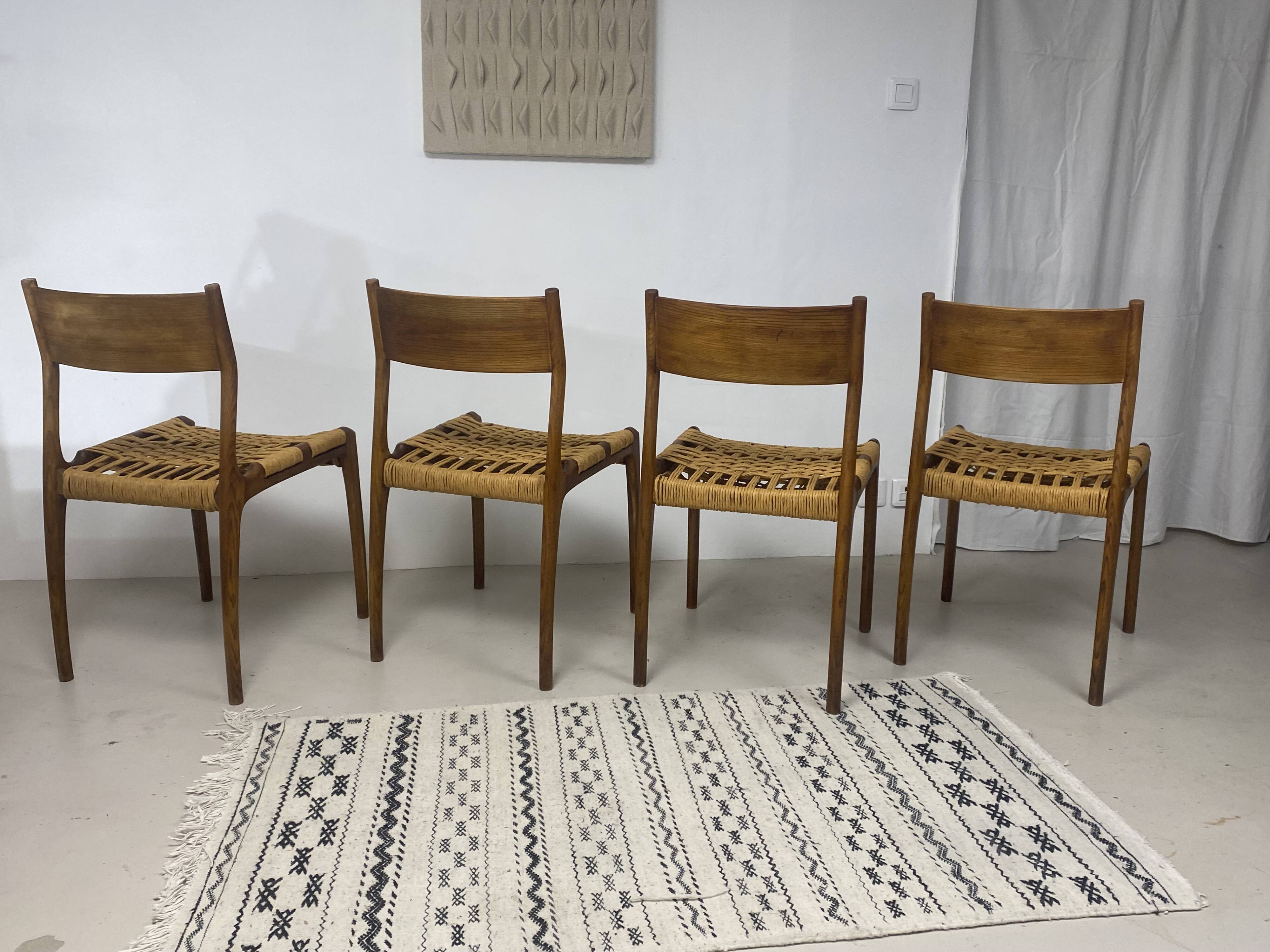 Set of 4 Havana chairs – Gessef, Consorzio Sedie Friuli.