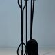 Fire Necessary Golf Model in Black Lacquered Metal and Chrome Golf Clubs