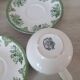 Tasses et sous-tasses en porcelaine Old Gustavberg, collection Fasan