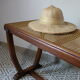Vintage boat deck bench and canning
