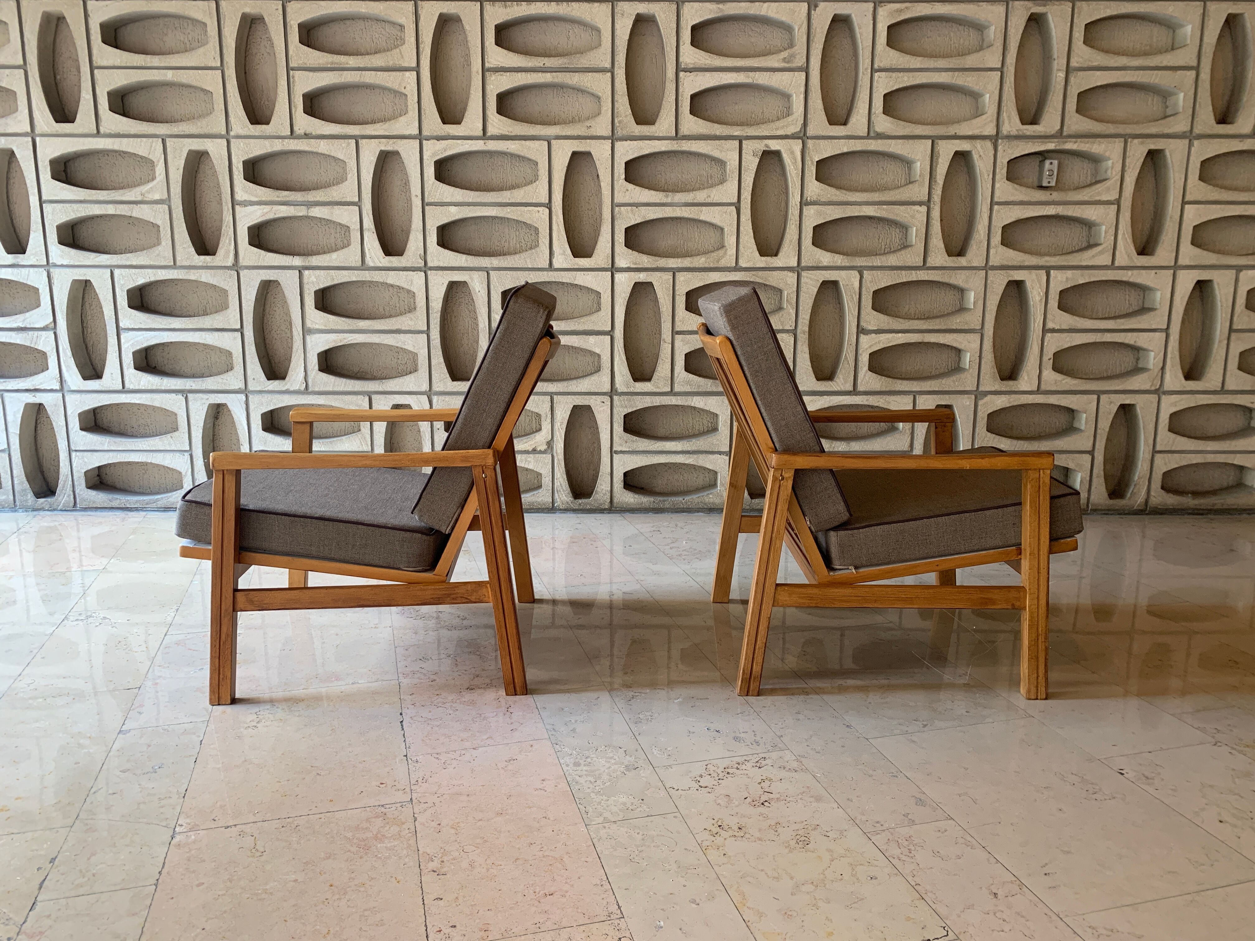 TON brand armchairs with new seats