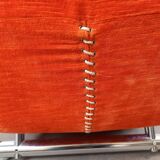 Vintage orange fireside chair