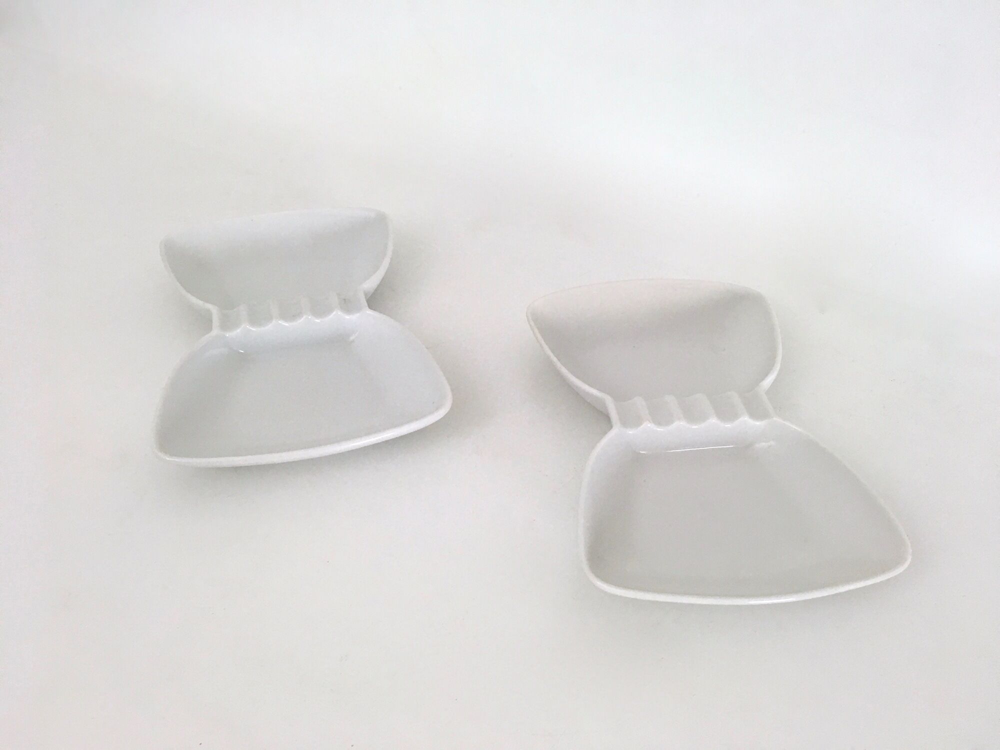 Vintage butterfly porcelain ashtrays by Guido Andlovitz for Laveno