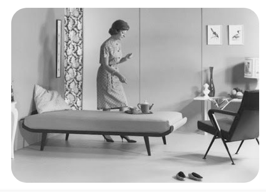 Day bed "cleopatra" design dick Cormeyer for Auping