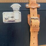 Malle Cabin Mid-Century Fibre Vulcanised / Beige Leather / Metal