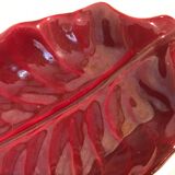 Cup sheet Vallauris A Ferlay 1950 red ceramic