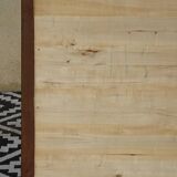 Art Deco mirror in walnut frame 126/88cm