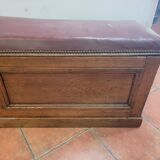 Old oak chest bench