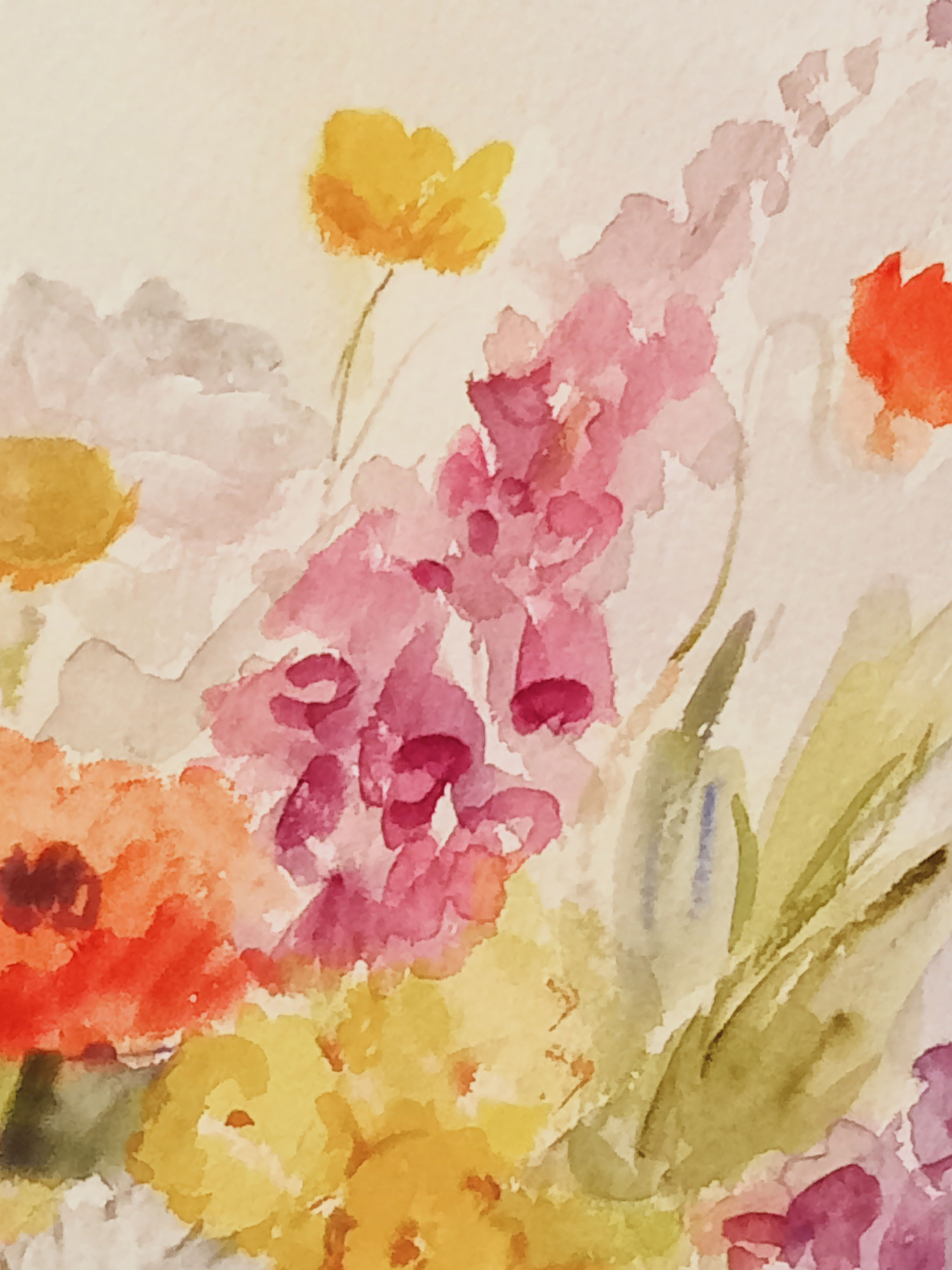 Original watercolor Louise Picard