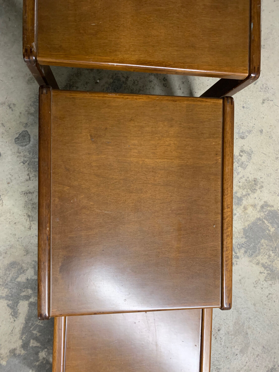 Series of 3 nesting tables Scandinavian style