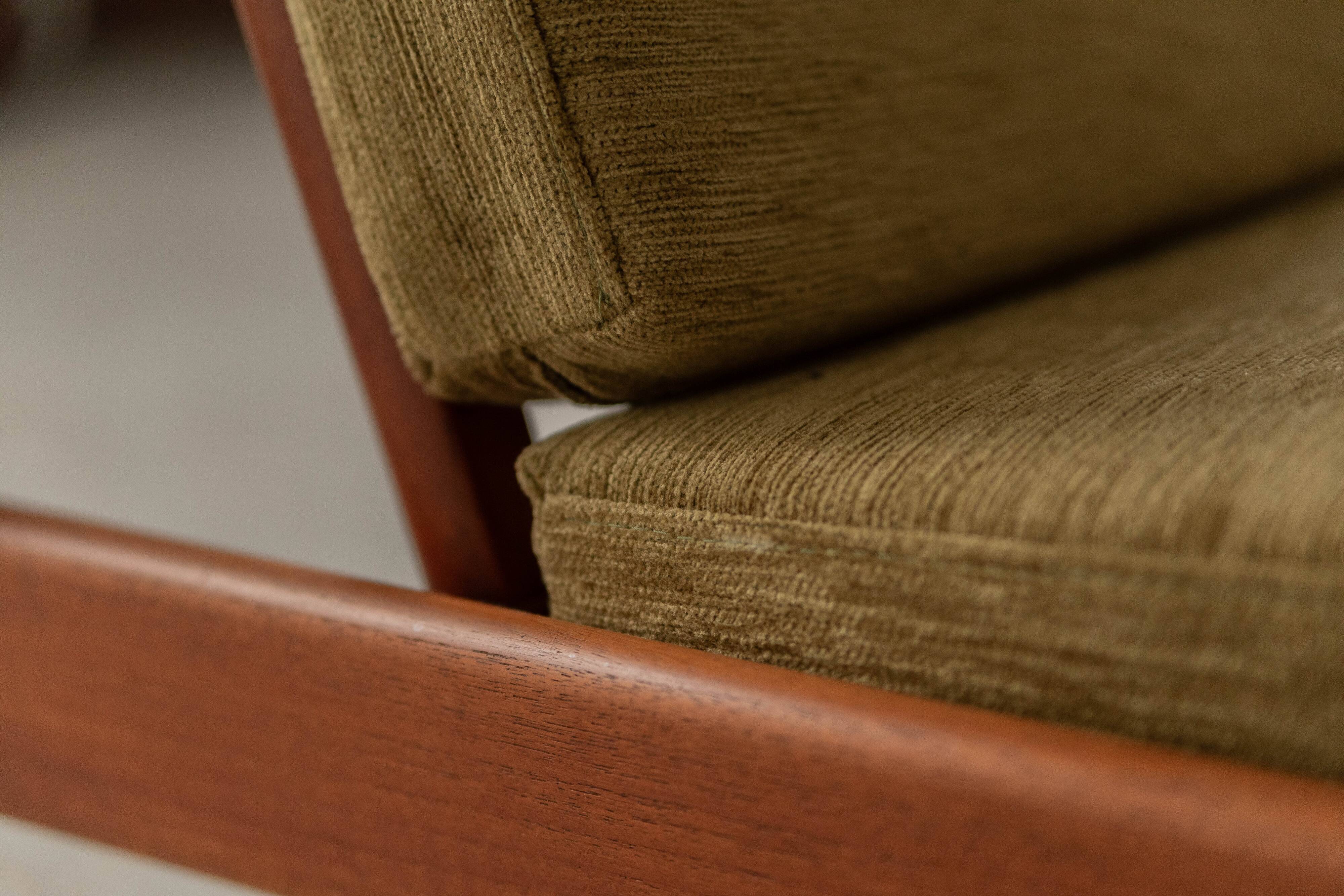 Set of 2 paperknife easy chairs by Kai Kristiansen, Denmark, 1960's