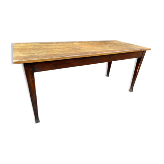 Grande table de brasserie vintage 1950