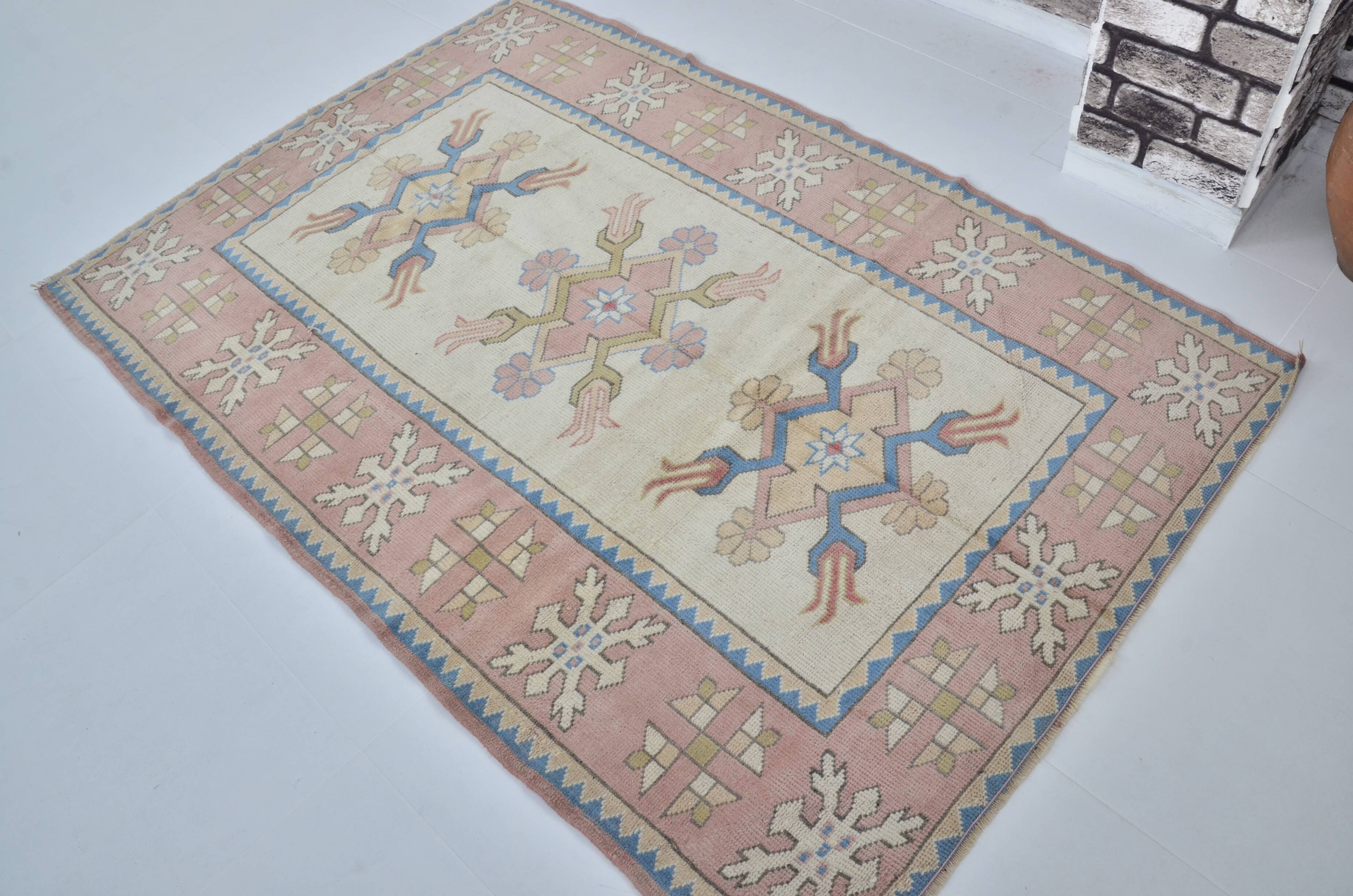 Oushak Handknotted Vintage Rug sku 2413