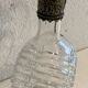 Carafe in cut glass or crystal and silver-plated metal, 20th century