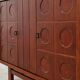 Brutalist Bar Cabinet in Oak, Belgium, 1970s