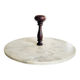 Vintage marble and wood cheese board