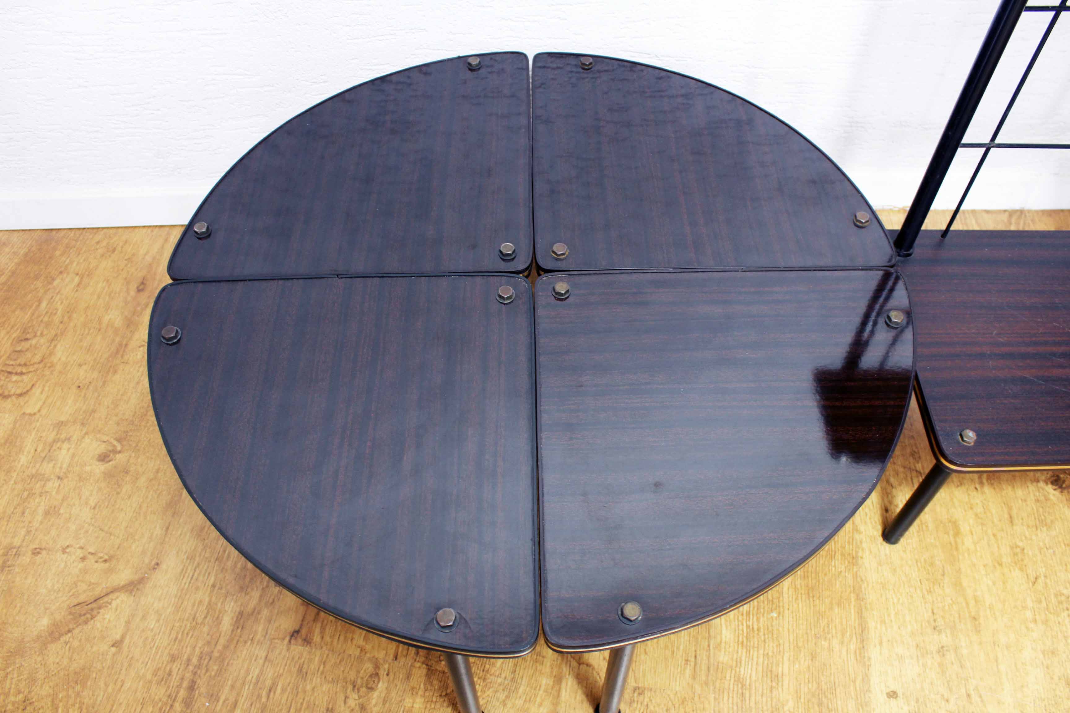Set modulable tables d'apooint et porte plantes à étages
