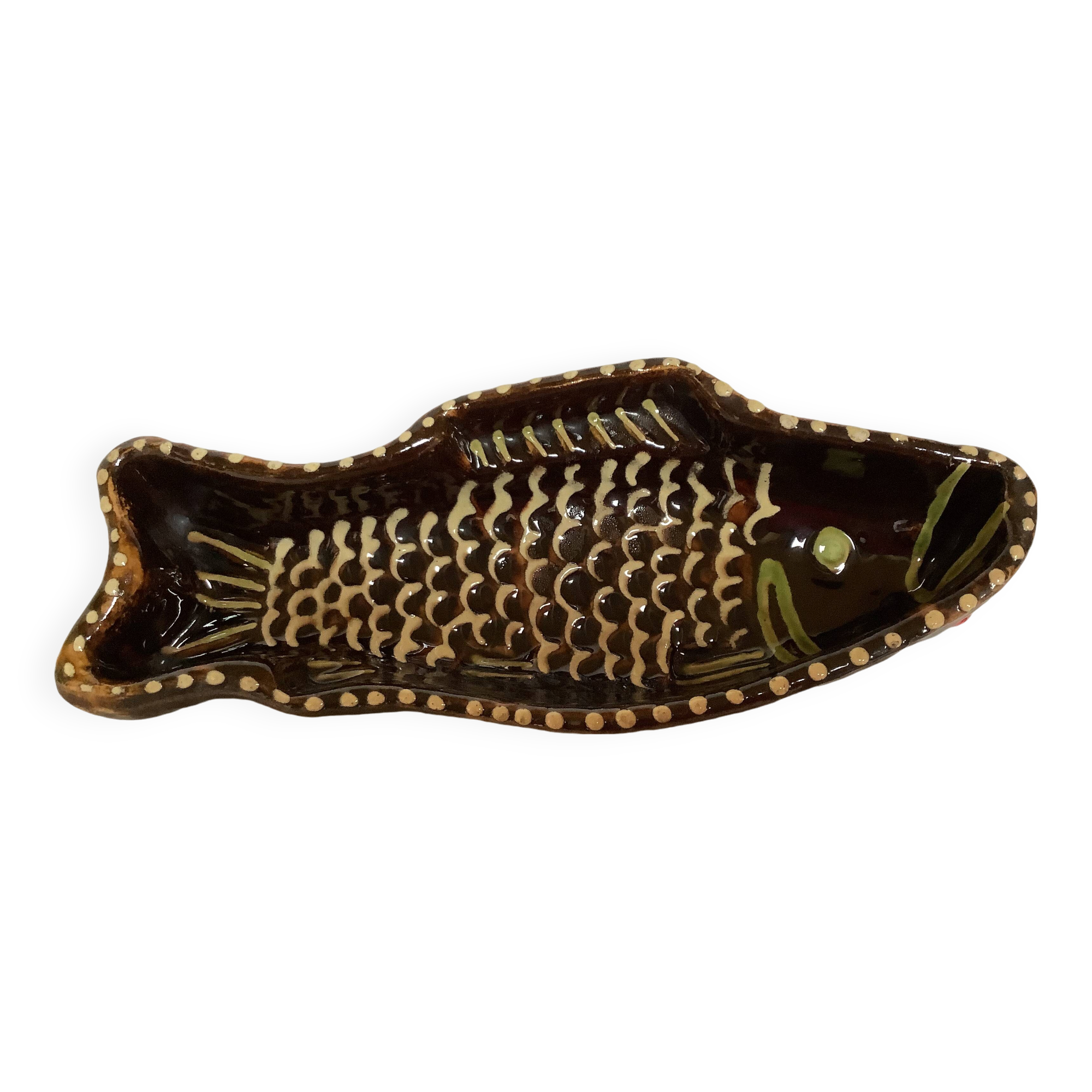 Handcrafted Alsatian ceramic fish