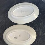 Set of two serving dishes Digoin and Sarreguemines