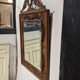 Breton openwork walnut mirror