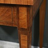 Small Marquetry Desk Table, Louis XVI style – 2nd part of the 19th century