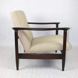 Beige Boucle GFM-142 Armchair by Edmund Homa, 1970s