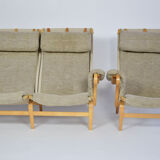 Bruno Mathssons Pernilla Settee avec la chaise de correspondance, Suède, années 1970