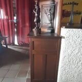 Meuble breton buffet 2 corps sculpté par un artisan breton en chêne avec 2 clés