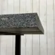Table en marbre et piétement fonte
