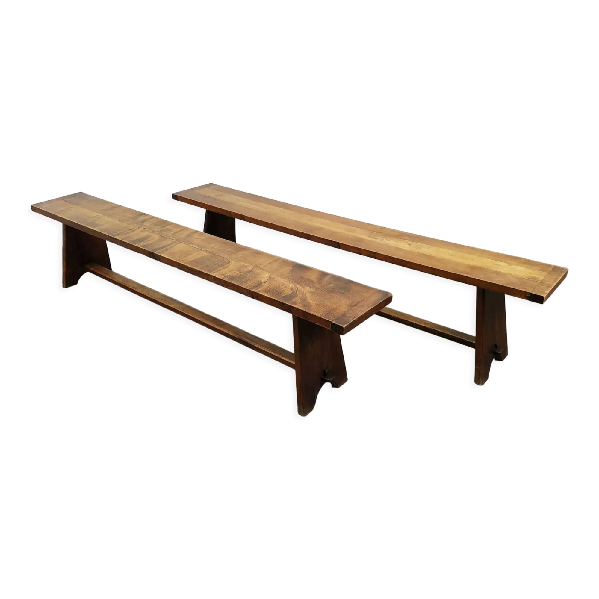 Pair of farm benches 200 cm