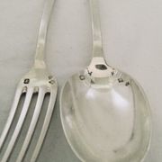 Couverts d’enfants en argent christofle