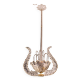 Art Decò Fountain Chandelier By Barovier e Toso, Murano Glass, 1940
