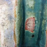 Alcohol vase, porcelain, Kangxi style, Green family, circa 1900