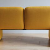 Canapé pop jaune, 1970-1980