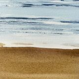 Solitude au bord de la mer 100x100