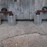 Pair of Scandinavian style wall lamps