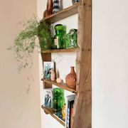 Étagère murale en bois massif/ étagère de rangement