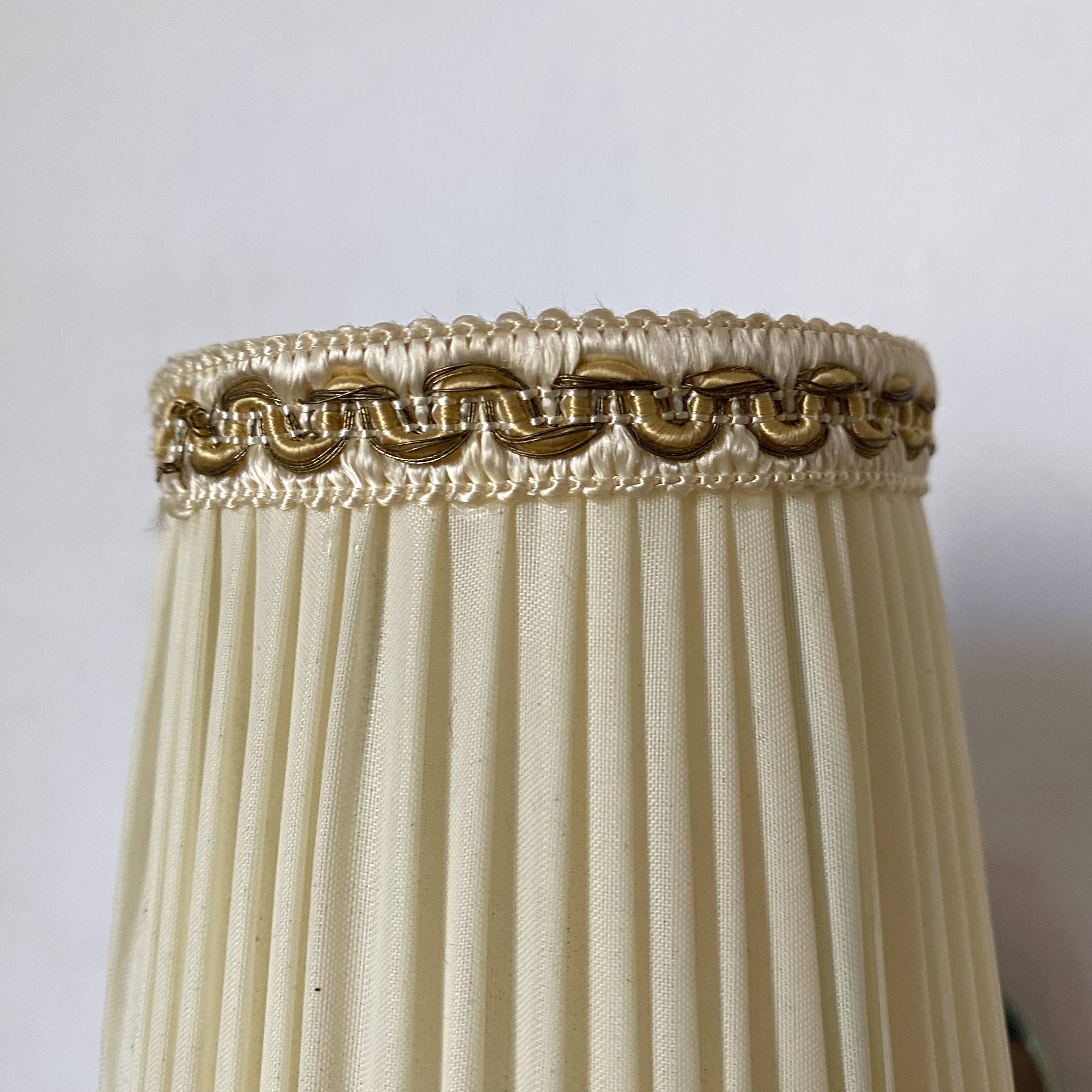 Pair of mirror and brass wall lights from the 50s and 60s