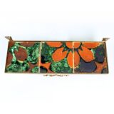 Unique Wall Shelf With Ceramic Tiles By Ditta Abrhamova, Czechoslovakia 196