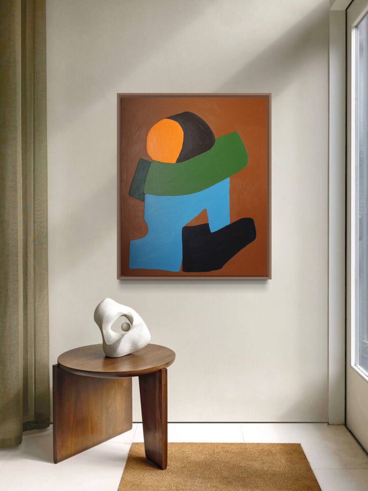Original figurative painting "you and me"