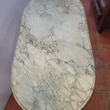 Bistro table with marble top, 120cms of L
