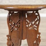 Small Early 20th Century Inlaid Side Table, 1950s