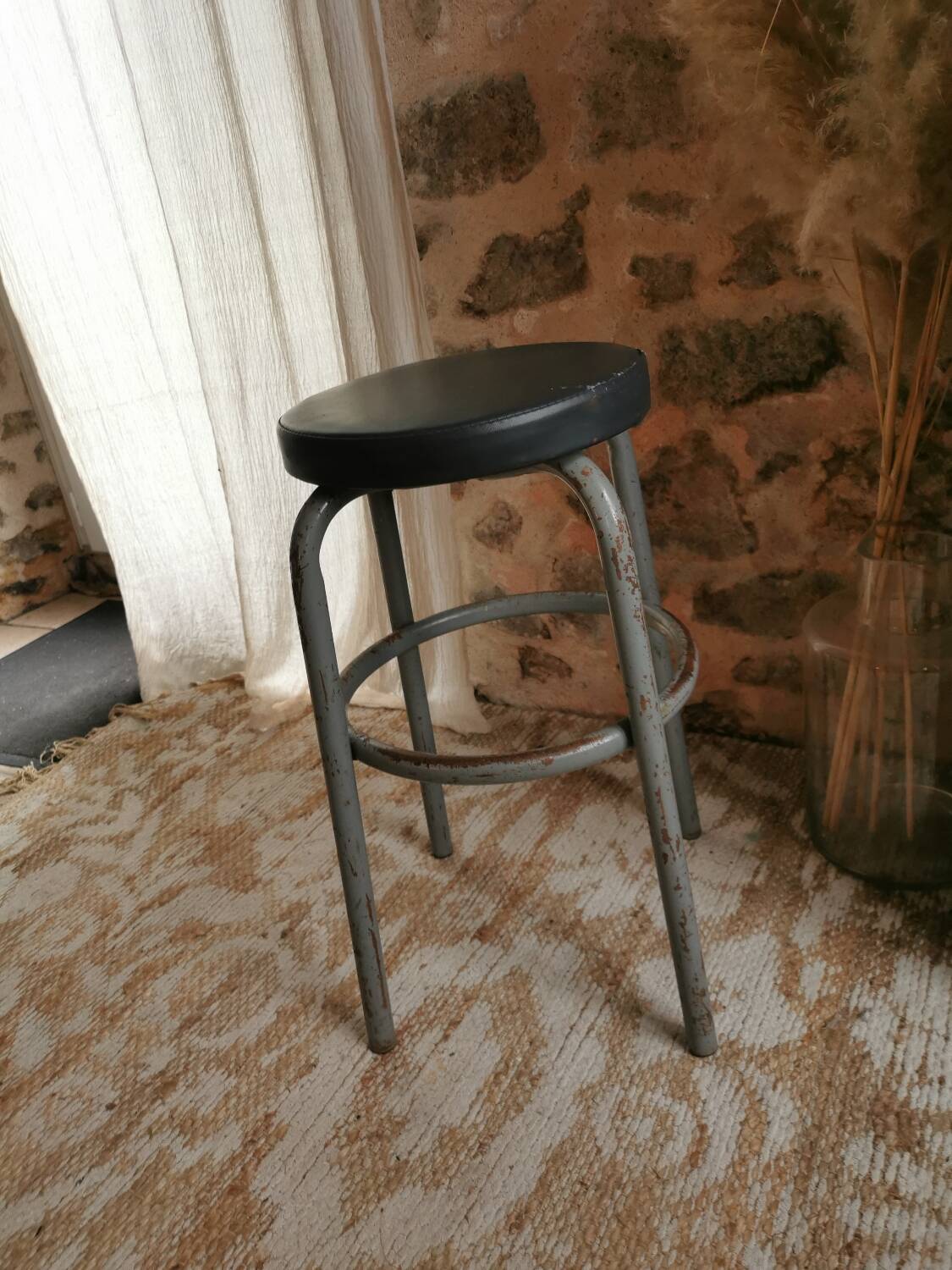 Industrial stool, telecom workshop